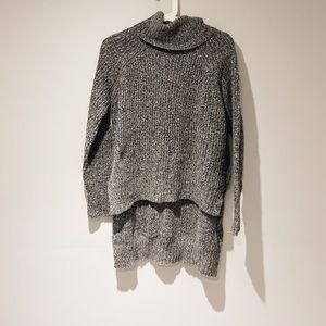 EXPRESS High Low Turtleneck